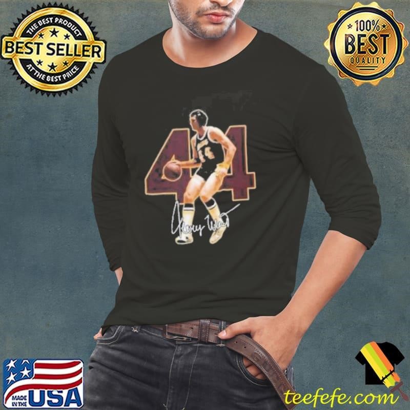 Jerry West 44 The Logo Rip 2024 Long Sleeve Tee
