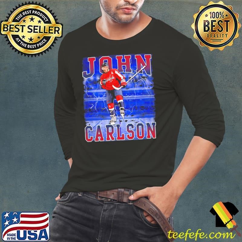 John Carlson American professional ice hockey defenseman and alternate captain Player Long Sleeve Tee