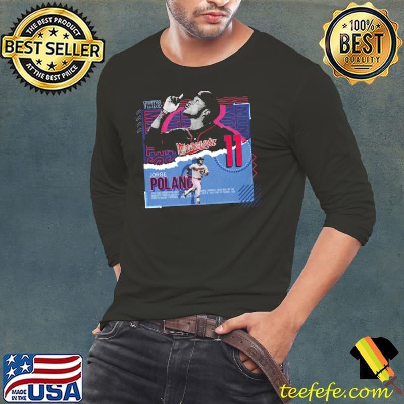 Jorge polanco Dominican professional baseball infielder Seattle Mariners Long Sleeve Tee