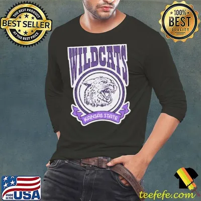 Kansas State Wildcats Cola Design Royal shirt