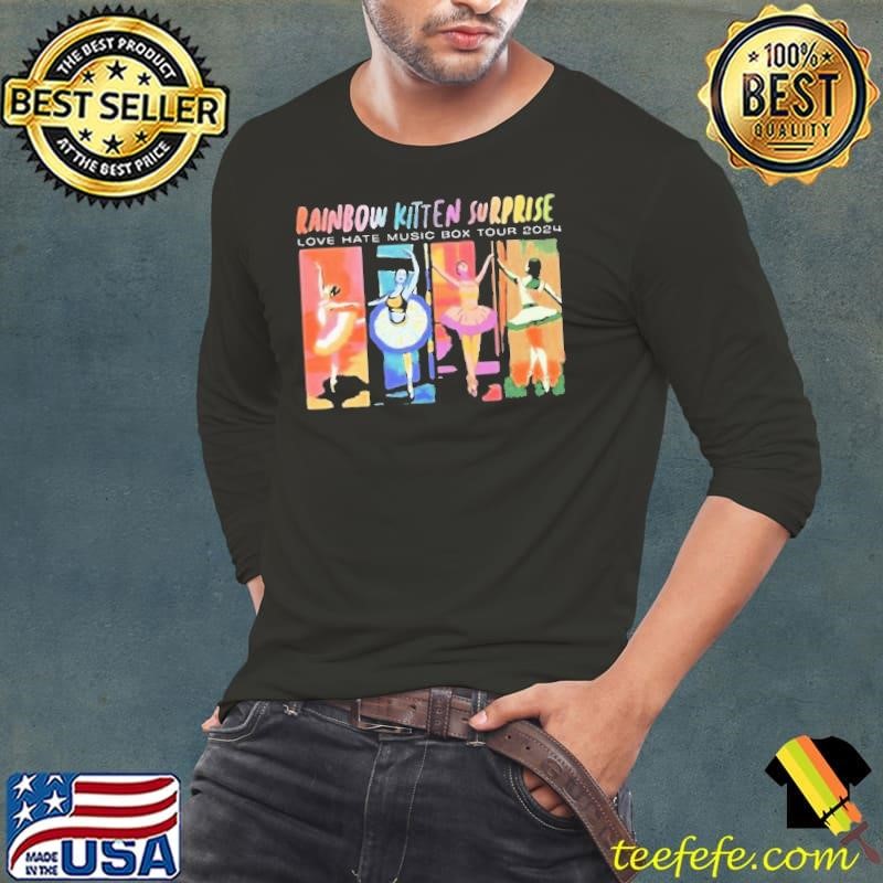Love Hate Music Box Tour 2024 Rainbow Kitten Surprise Shirt