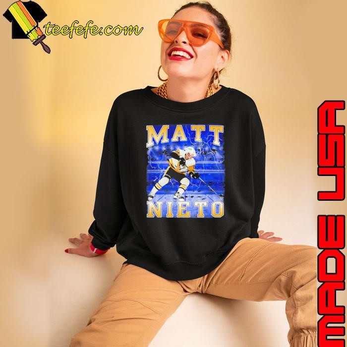 Matt Nieto American ice hockey player for the Pittsburgh Penguins Sweatshirt Matt Nieto American ice hockey player for the Pittsburgh Penguins Sweatshirt