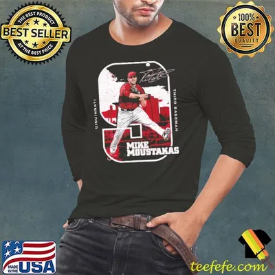 Mike moustakas third baseman cincinnati signature city T-Shirt
