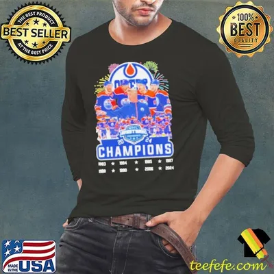 NHL Western Conference 2024 Champions Edmonton Oilers Team Shirt