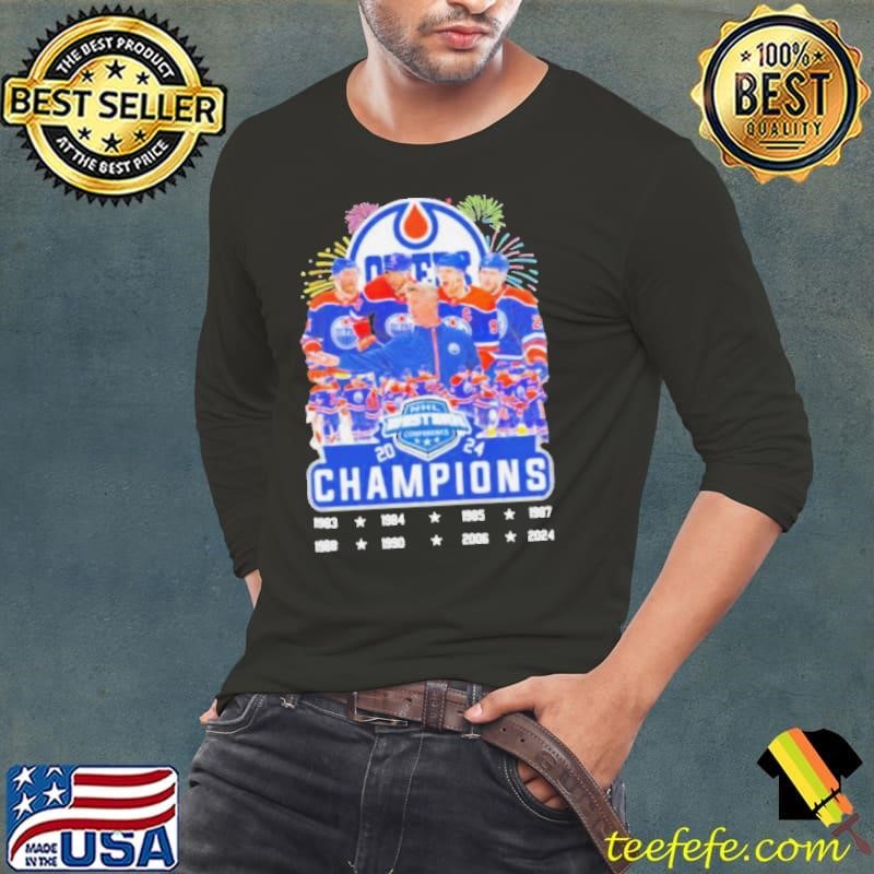NHL Western Conference 2024 Champions Edmonton Oilers Team Shirt