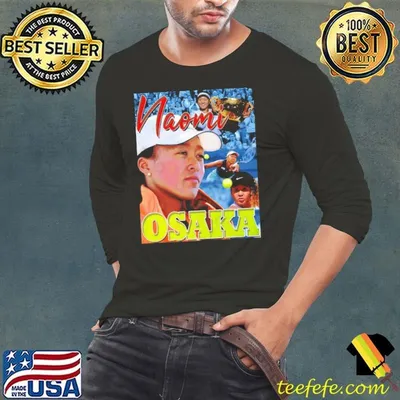 Naomi Osaka Japanese professional tennis player Retro Collage Shirt