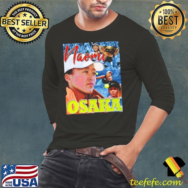 Naomi Osaka Japanese professional tennis player Retro Collage Shirt
