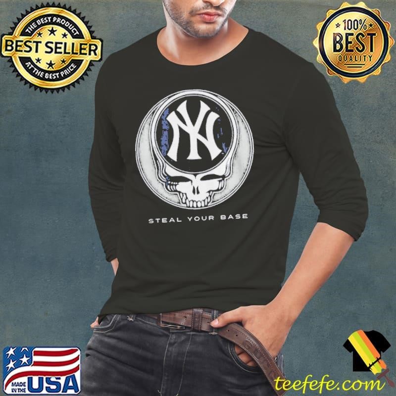New York Yankees Grateful Dead Steal Your Base Shirt