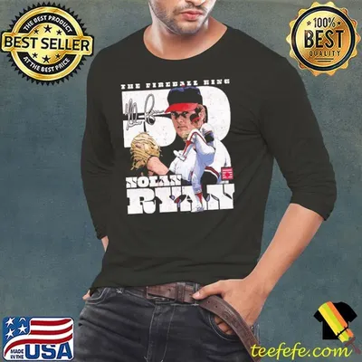 Nolan ryan throwback dual an American former professional baseball pitcher T-Shirt