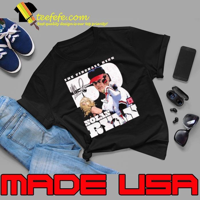 Nolan ryan throwback dual an American former professional baseball pitcher Unisex
