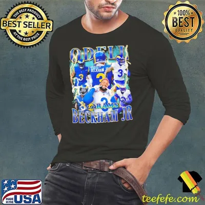 Odell Beckham Jr. American football wide receiver Retro Collage Shirt