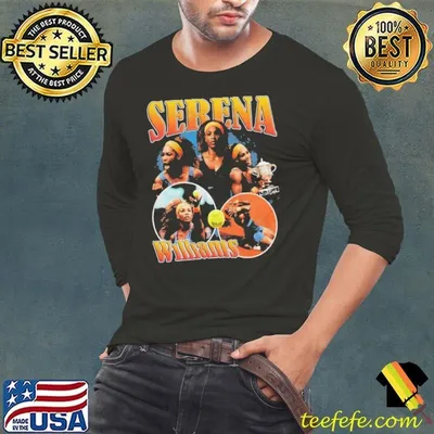 Official Serena Williams American former professional tennis player Vintage Bootleg Shirt