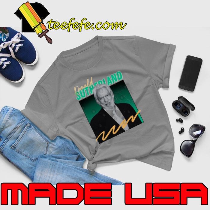 Original Donald Sutherland Canadian actor film career spanning over seven decades Unisex