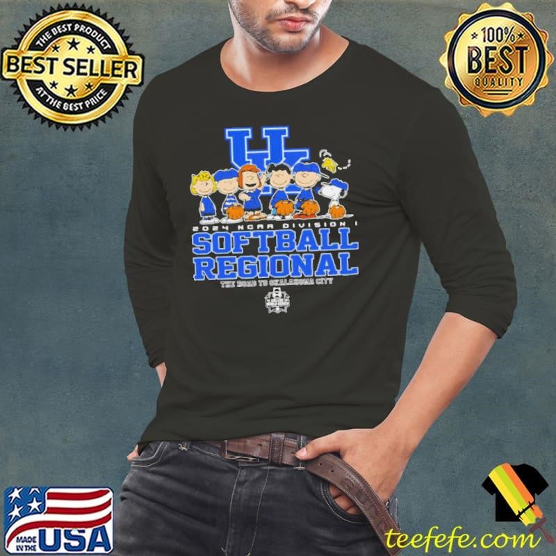 Peanuts Characters Kentucky Wildcats 2024 NCAA Division I Softball Regional shirt