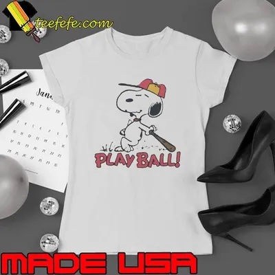 Peanuts Snoopy Play Ball Shirt