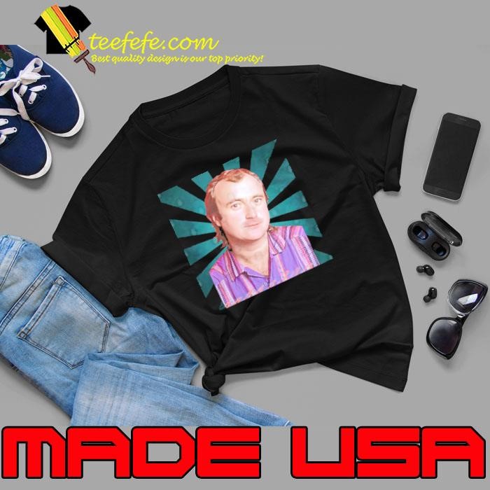 Phil Collins drummer and later became the lead singer rock band Shirt