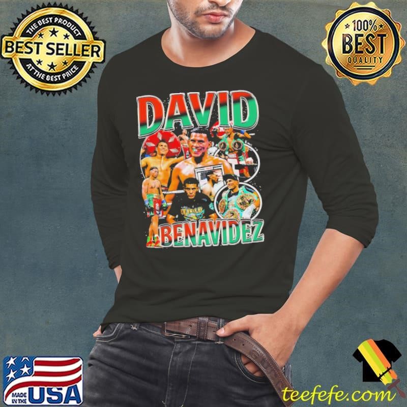 Premium David Benavidez American professional boxer Vintage Bootleg Long Sleeve Tee