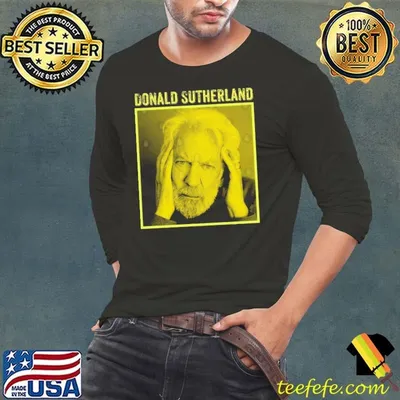 Premium Donald Sutherland Canadian actor film spanning over seven decades Shirt