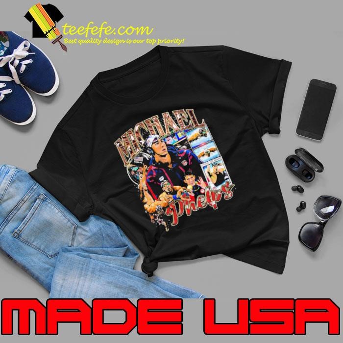 Premium Michael Phelps American former competitive swimmer Vintage Bootleg Unisex
