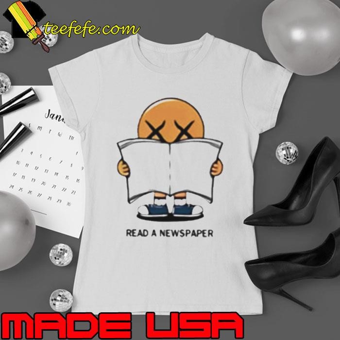 Read A Newspaper Ladies tee