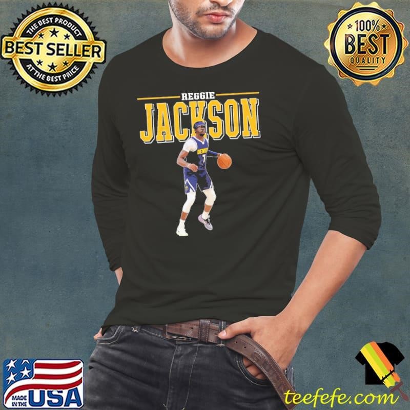 Reggie Jackson American professional basketball player Denver Nuggets Long Sleeve Tee