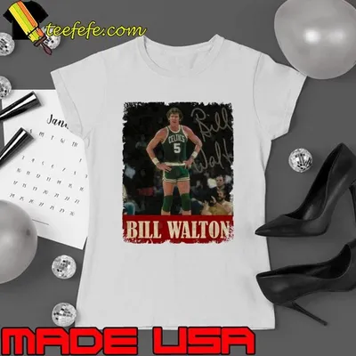 Retro Style Bill Walton American professional basketball player T-Shirt