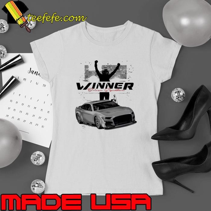 Ryan Blaney Checkered Flag American professional stock car racing driver Ladies tee
