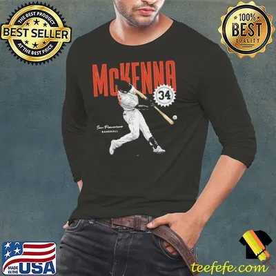 Ryan McKenna American professional baseball outfielder San Francisco Card Shirt