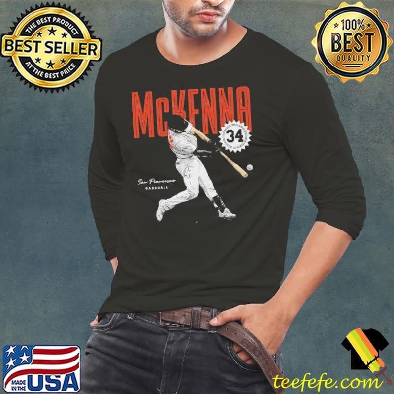 Ryan McKenna American professional baseball outfielder San Francisco Card Shirt