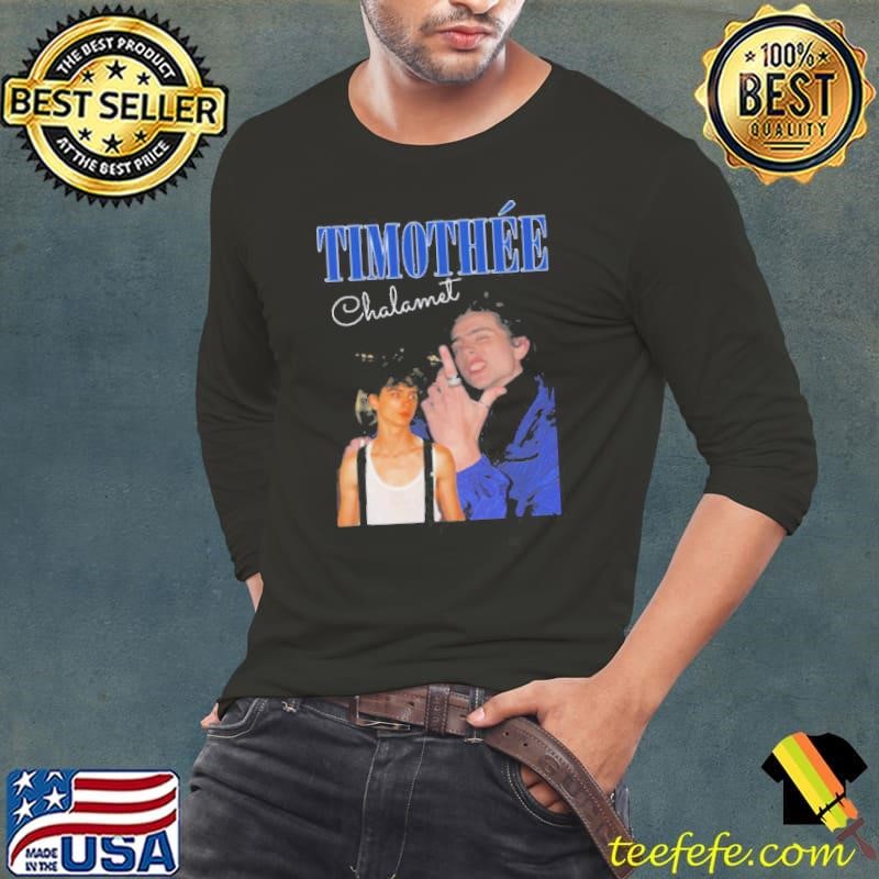 Timothee Chalamet Funny Design Long Sleeve Tee