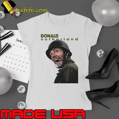 Top Donald Sutherland Canadian actor film career spanning over decades Shirt