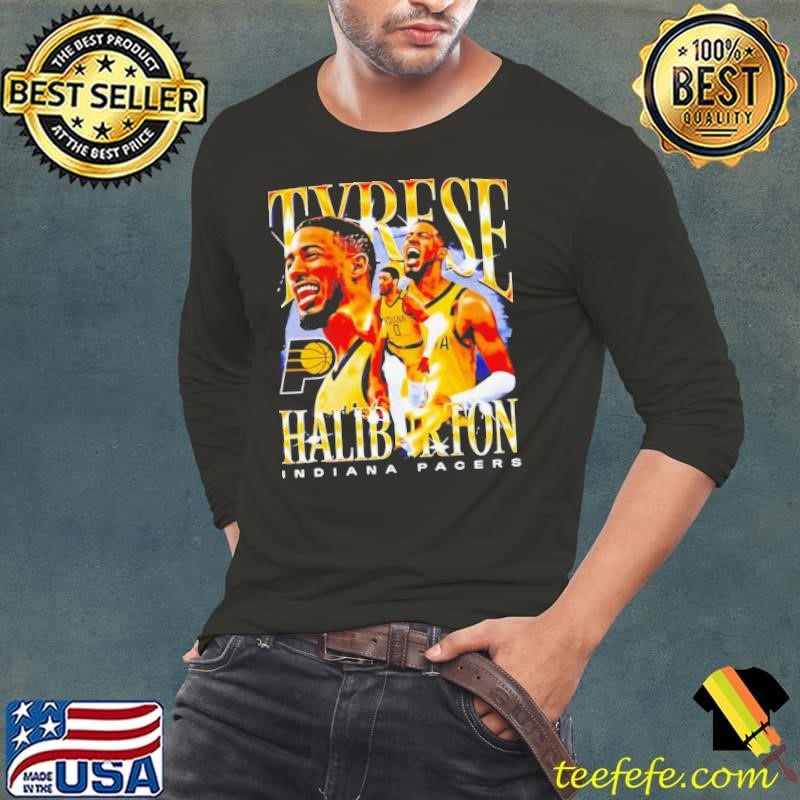 Top Tyrese Haliburton Indiana Pacers vintage Long Sleeve Tee