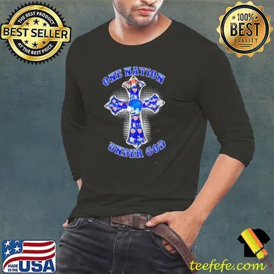 Toronto Maple Leafs cross one nation under god signatures shirt