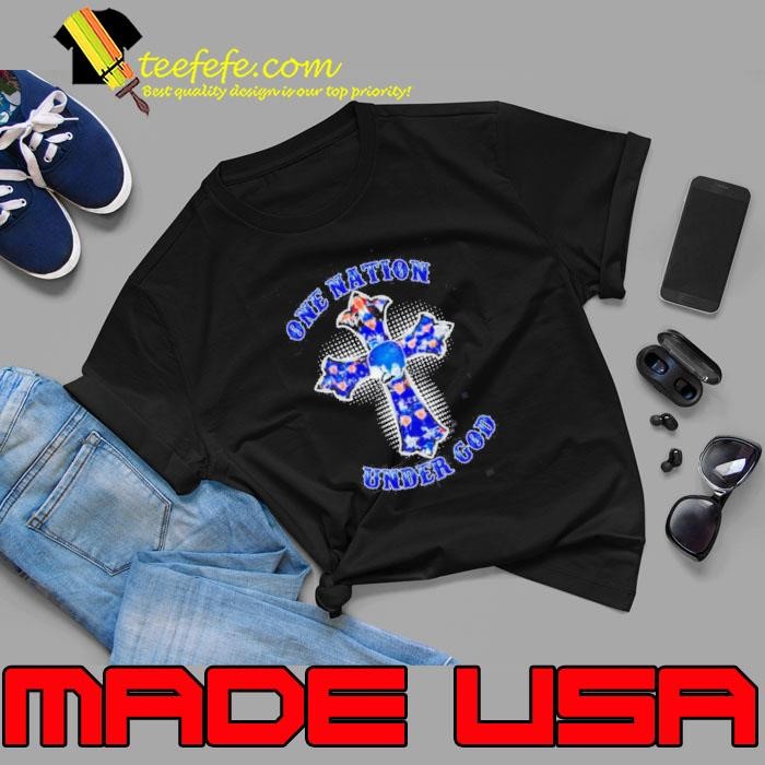 Toronto Maple Leafs cross one nation under god signatures Unisex