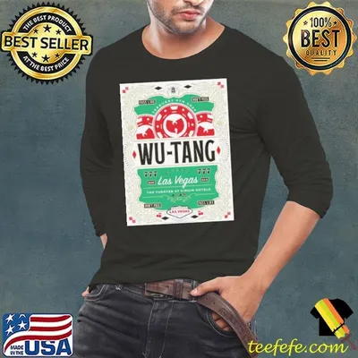 Wu-Tang Clan Las Vegas February 9 2024 Pass Line Don’t Pass The Theater At Virgin Hotels Shirt