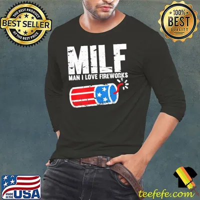 I Love Fireworks 4Th Of July American Flag shirt
