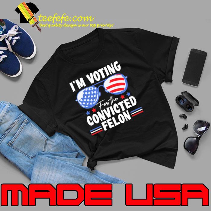 I'm Voting For The Convicted Felon Trump 2024 Sunglasses usa Flag s Unisex I'm Voting For The Convicted Felon Trump 2024 Sunglasses usa Flag s Unisex