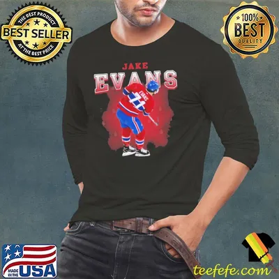 Jake Evans Canadian professional ice hockey centre shirt