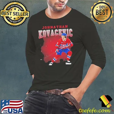 Johnathan Kovacevic Canadian professional ice hockey defenceman shirt