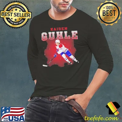 Kaiden Guhle Canadian professional ice hockey defenceman shirt