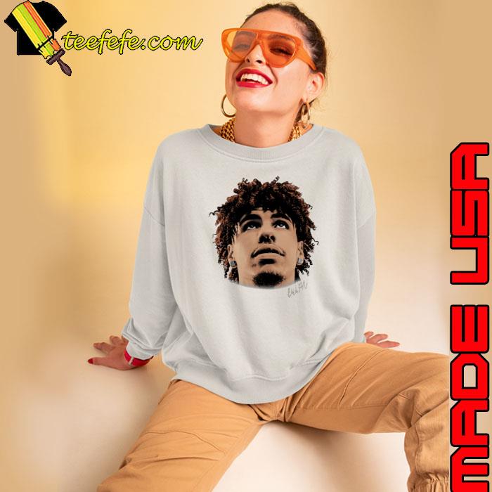 Lamelo Ball Big Face Signature American professional basketball player s Sweatshirt Lamelo Ball Big Face Signature American professional basketball player s Sweatshirt