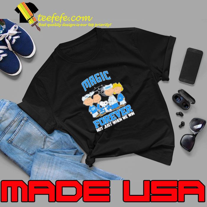 Orlando Magic X Peanuts Characters Forever Not Just When We Win Shirt Unisex Orlando Magic X Peanuts Characters Forever Not Just When We Win Shirt Unisex