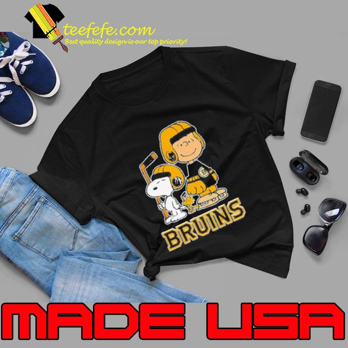 Peanuts Characters Boston Bruins Hockey Shirt Unisex Peanuts Characters Boston Bruins Hockey Shirt Unisex