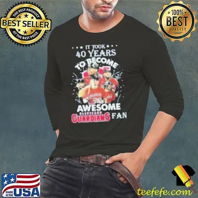 t Took 40 Years To Become This Awesome Cleveland Guardians Fan Shirt
