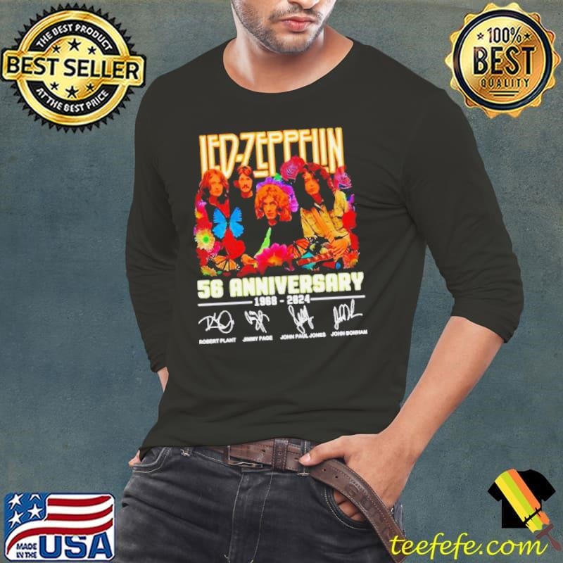 56th Anniversary Of Led Zeppelin 1968-2024 Music Fan Shirt
