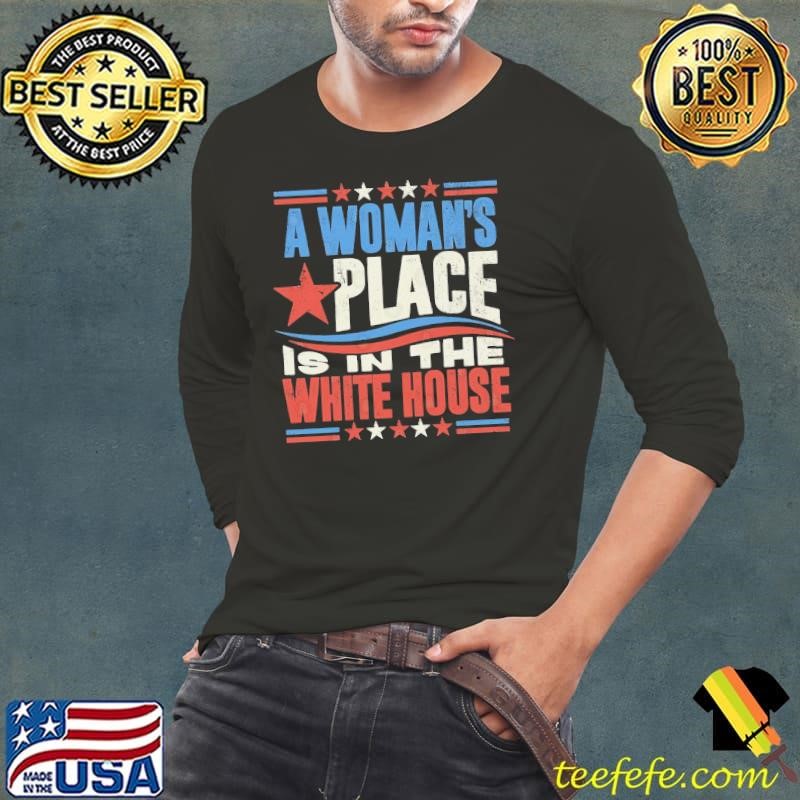 A woman's place is in the white house stars vote 2024 T-Shirt