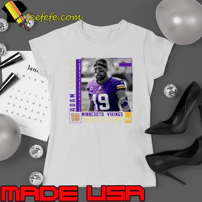 Adam thielen American football wide receiver Carolina Panthers Ladies tee