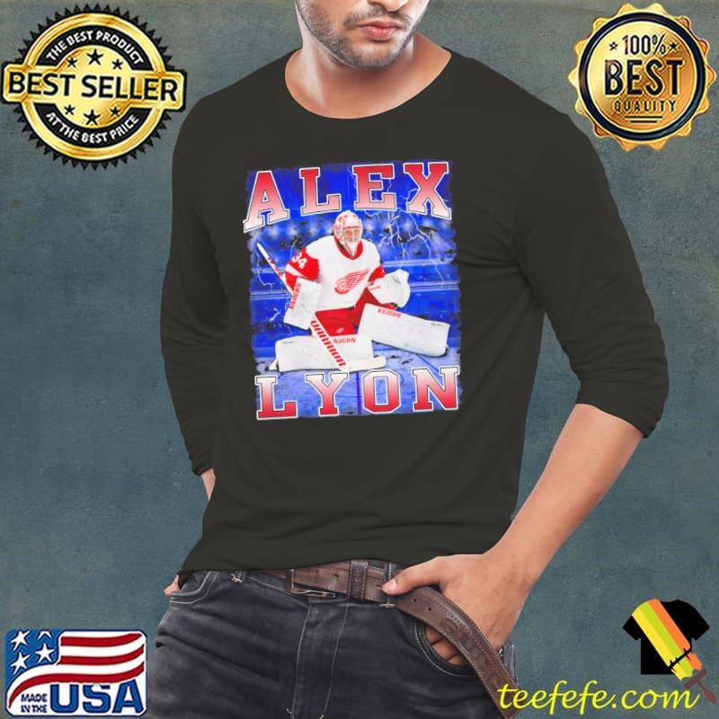 Alex Lyon American professional ice hockey goaltender Detroit Red Wings T-Shirt