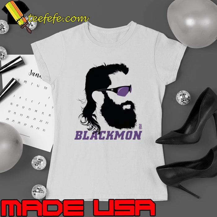 American professional baseball outfielder and designated hitter charlie blackmon silhouette Ladies tee