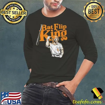 American professional baseball outfielder drew gilbert bat flip king T-Shirt
